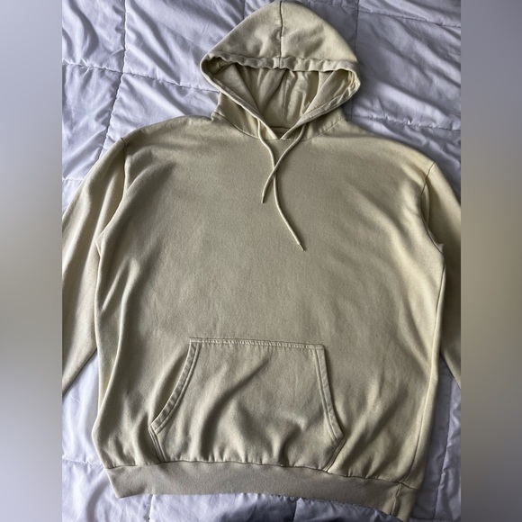 Fashion Nova Men’s Hoodie (XL) – Cream, Super Comfortable, Lightly Worn - Picture 1 of 4